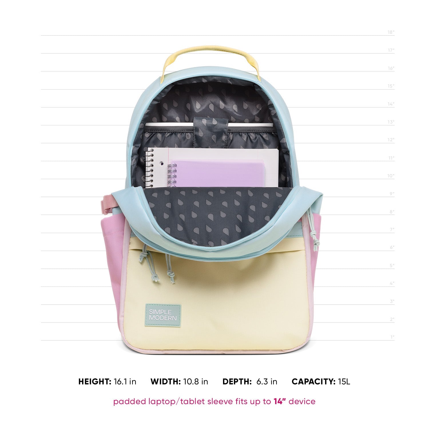 Ellis Backpack 15L - Hopscotch Checkmate