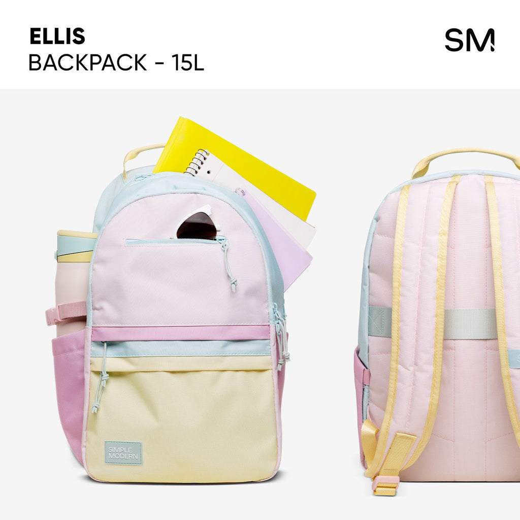 Ellis Backpack 15L - Black and White Checkmate