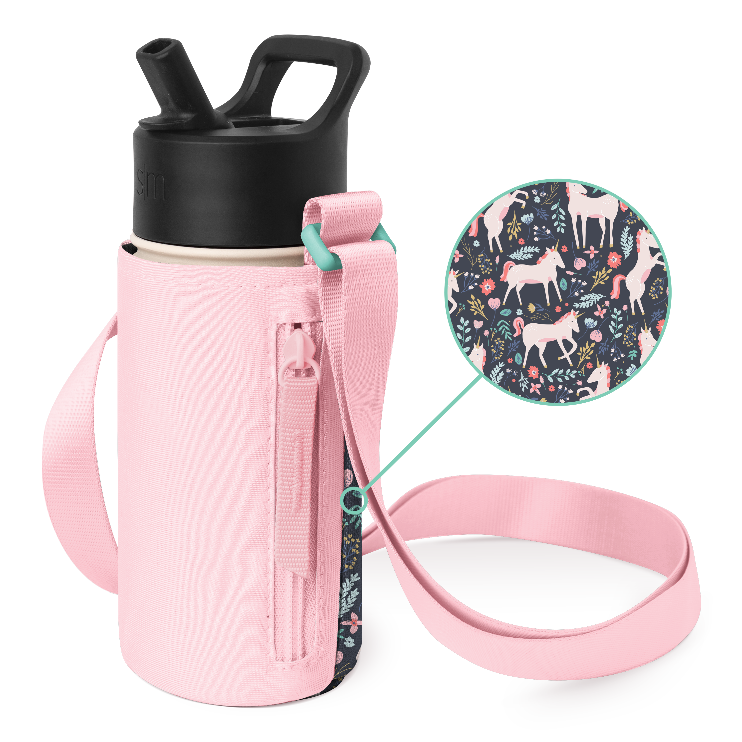 Adventure Water Bottle Sling - Kids - Unicorn Fields