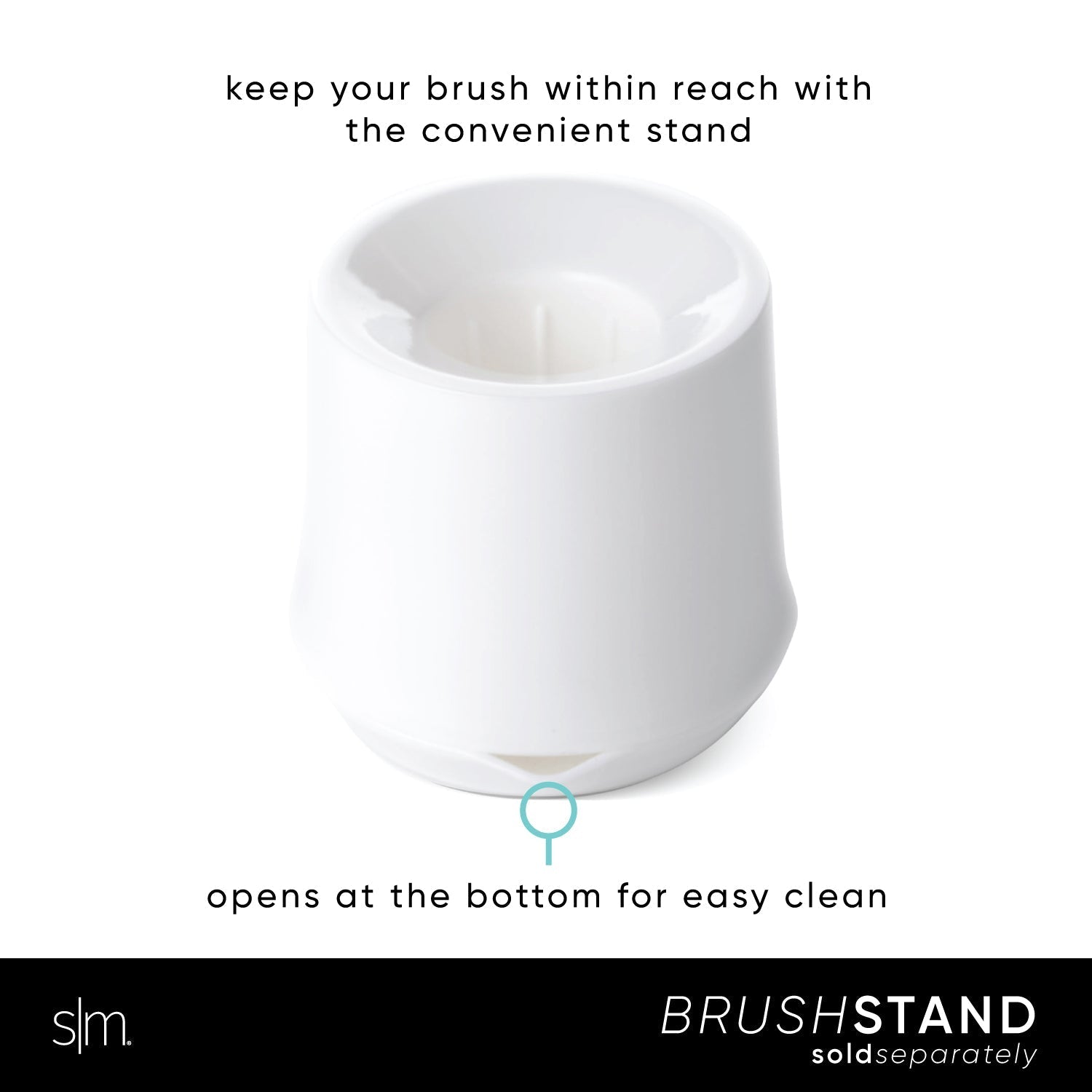 Bottle Brush Stand - Winter White