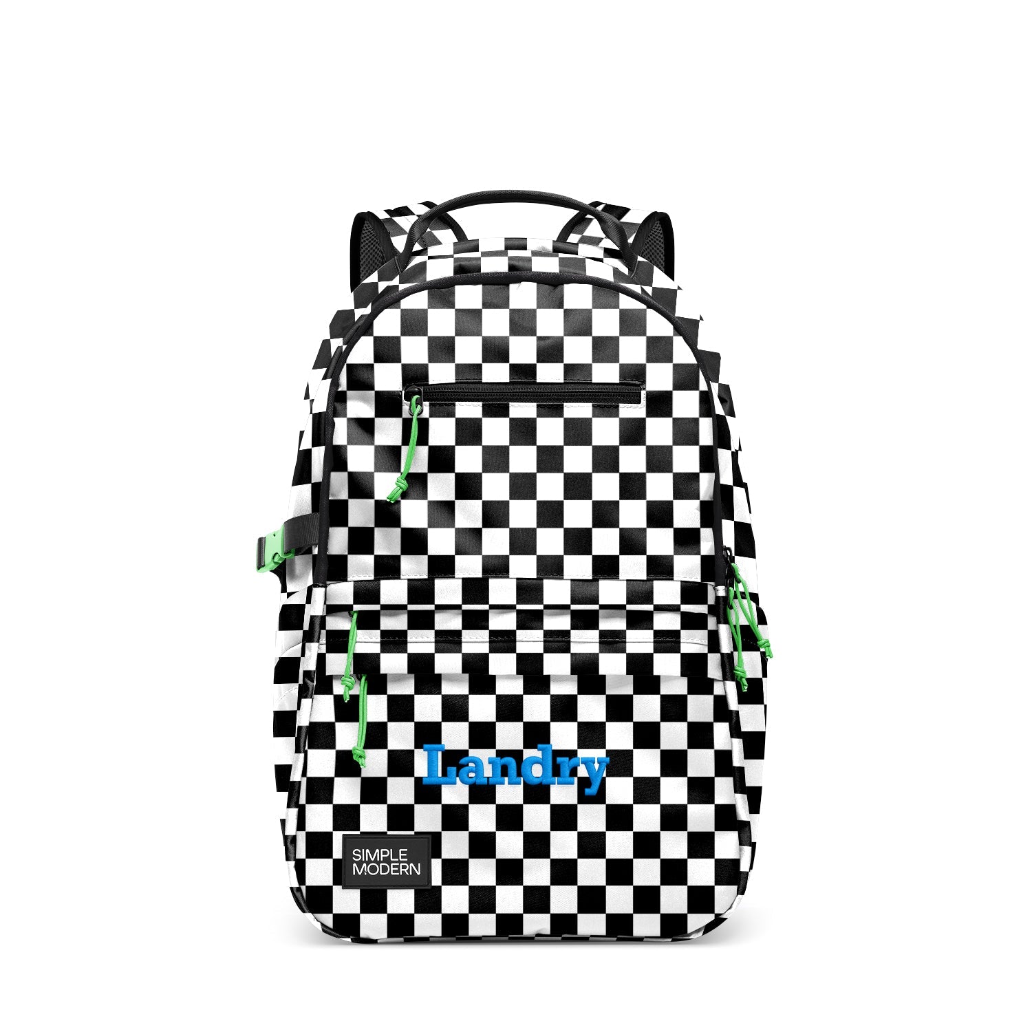 Ellis Backpack 15L - Black and White Checkmate