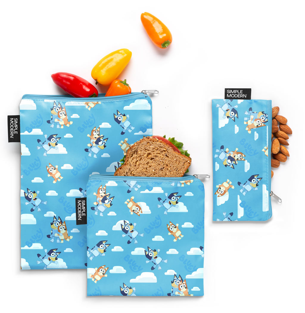 Ellie Snack Bag - Bluey Sky
