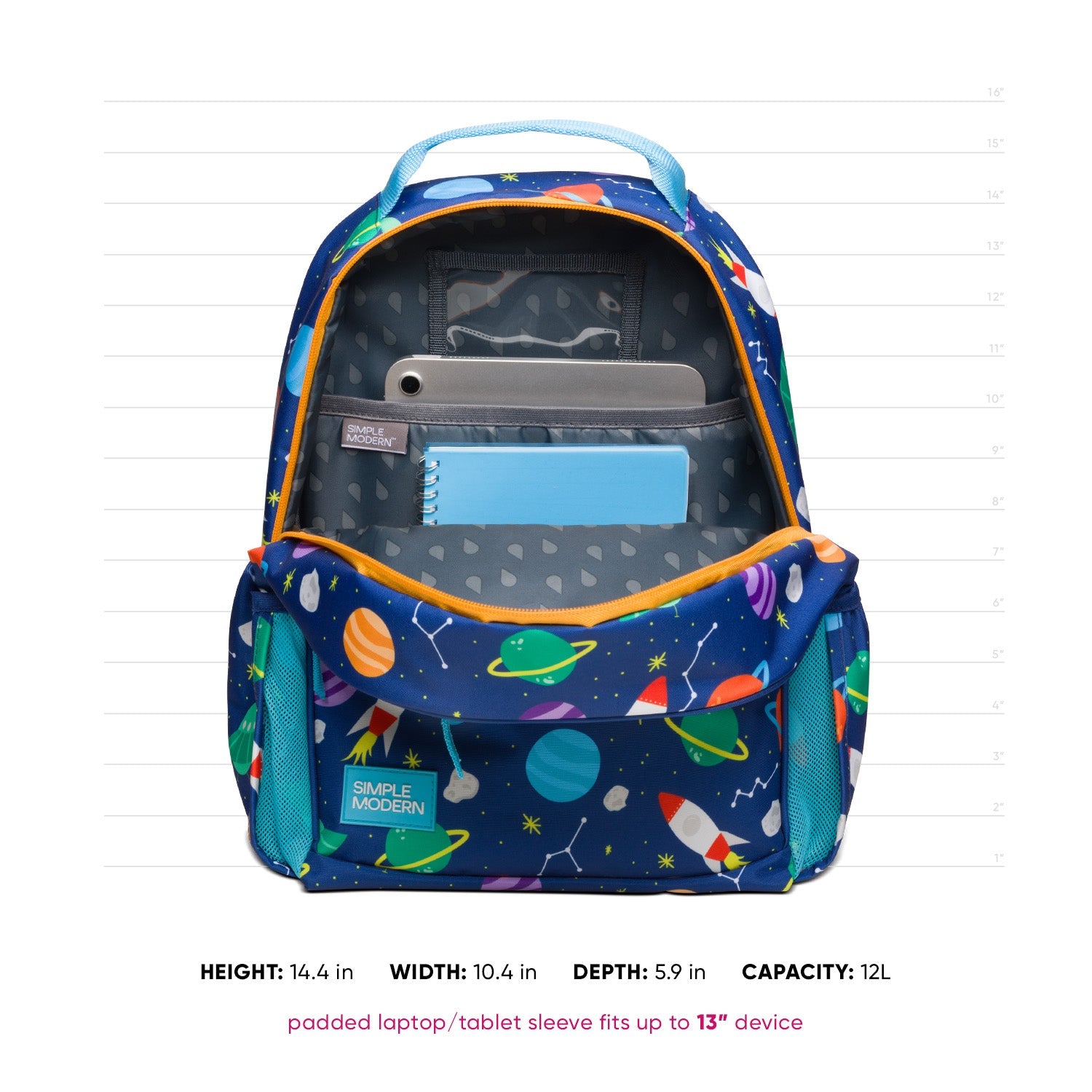 Fletcher Kids' Backpack - Medium - Cars Lightning Speed