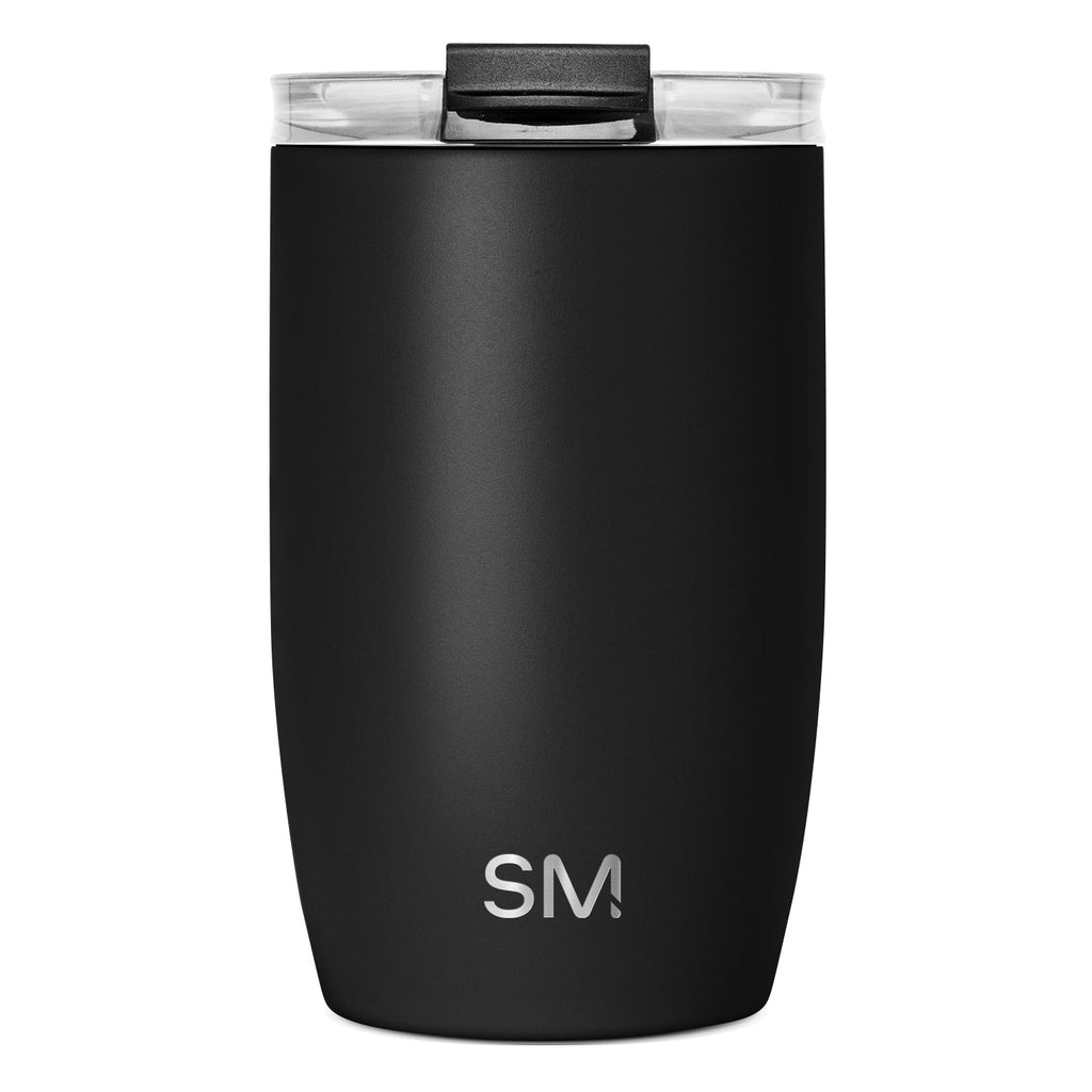 Voyager Tumbler with Clear Flip Lid \u0026 Straw - Midnight Black