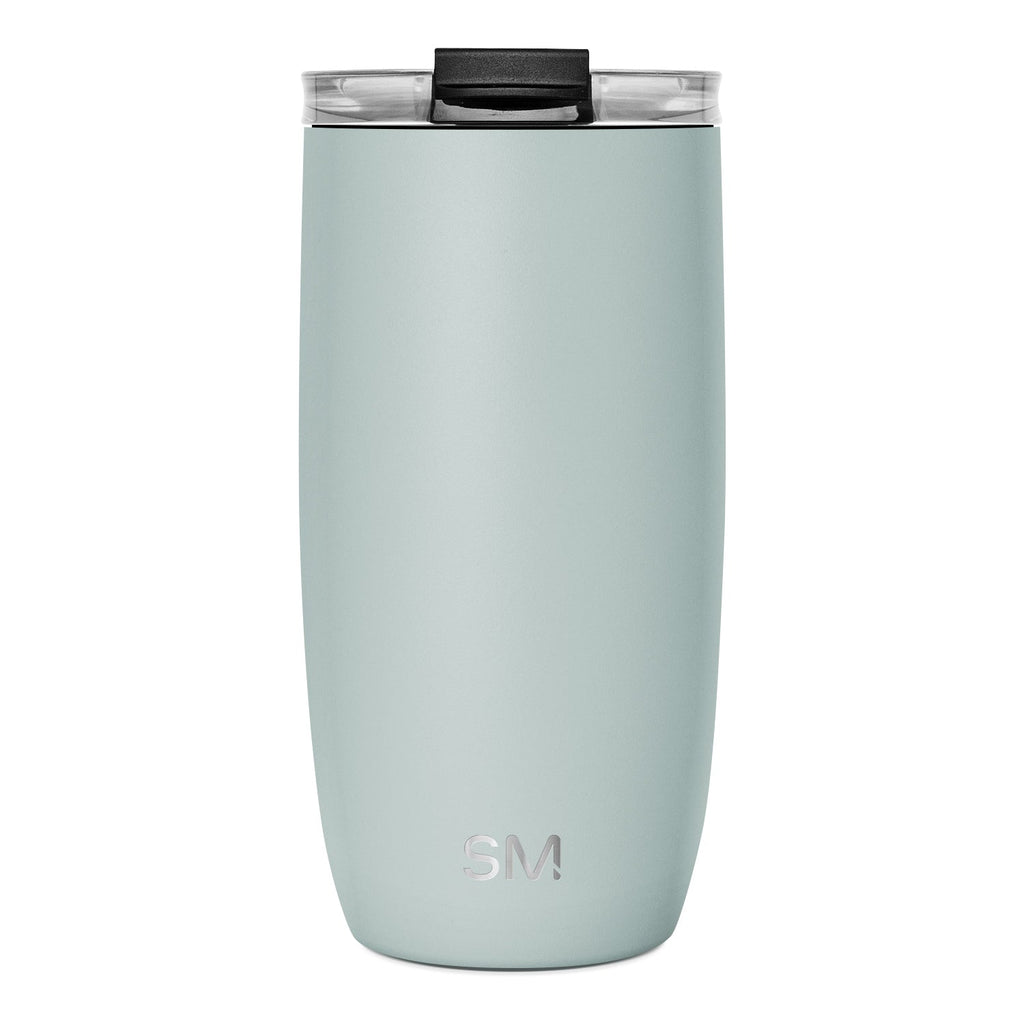 Voyager Tumbler with Clear Flip Lid \u0026 Straw - Sea Glass Sage