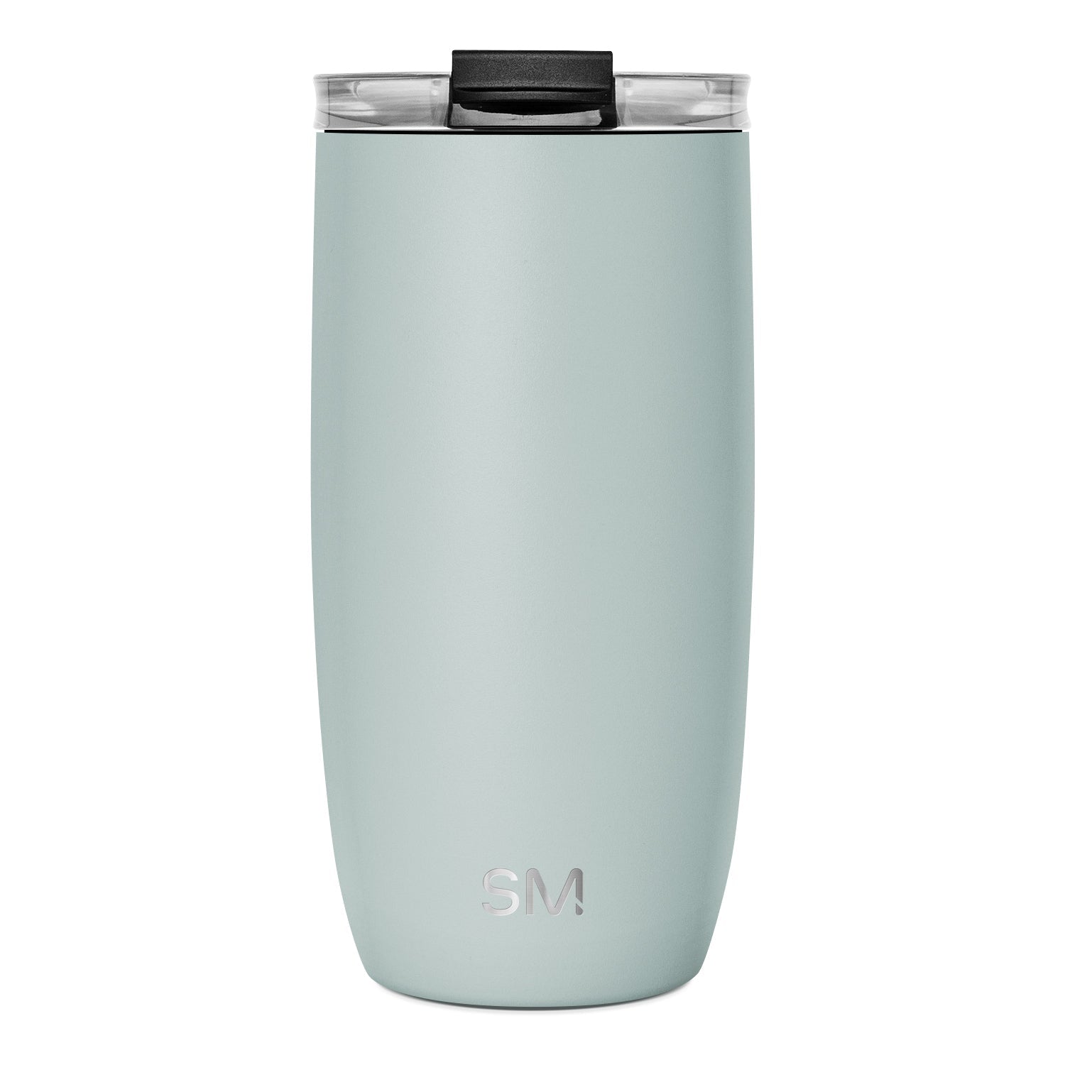 Voyager Tumbler with Clear Flip Lid \u0026 Straw - Sea Glass Sage