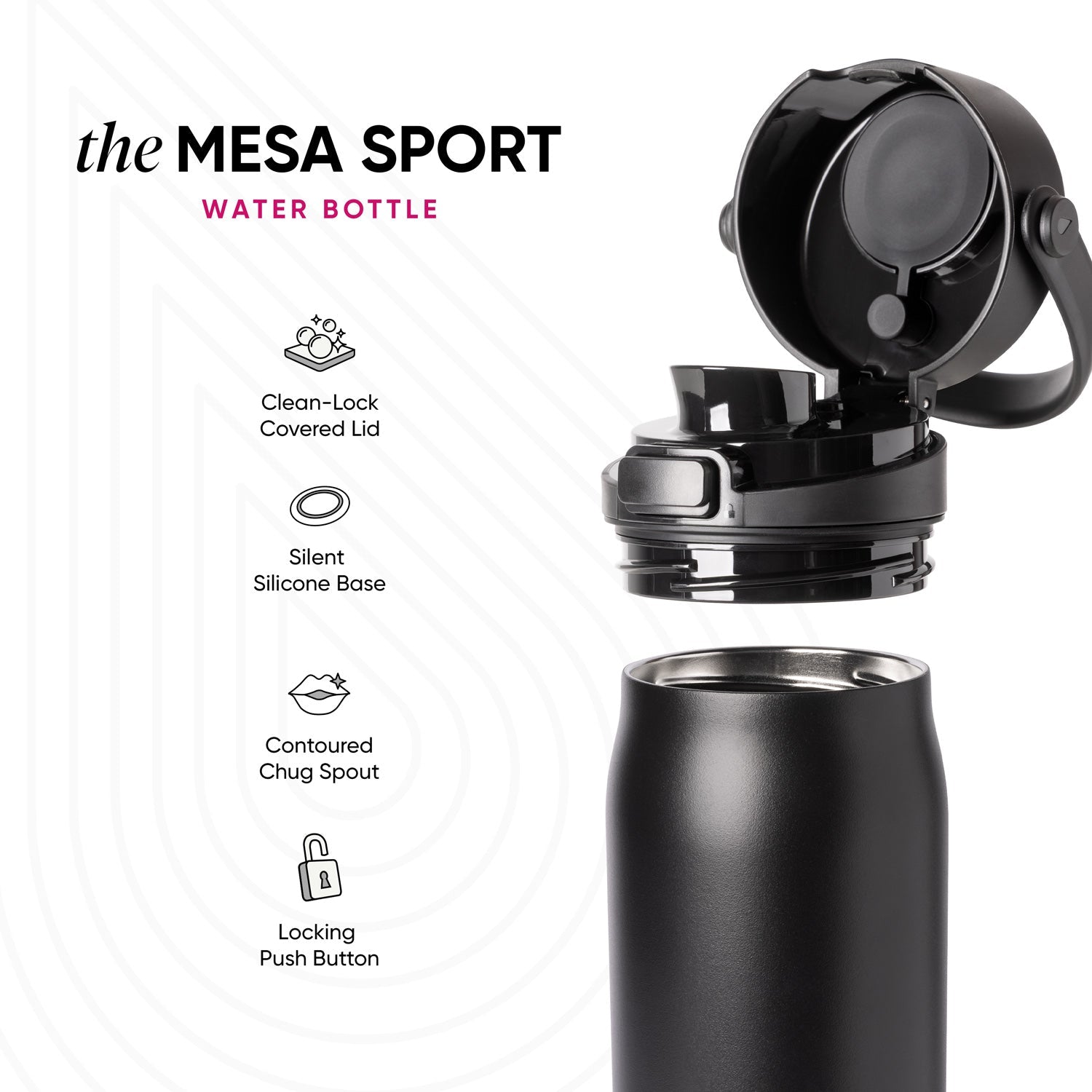 Mesa Sport with Covered Chug - Midnight Black