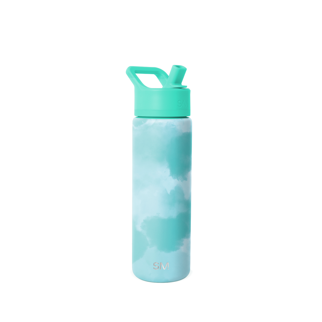 Summit Water Bottle with Straw Lid - Ocean Tide