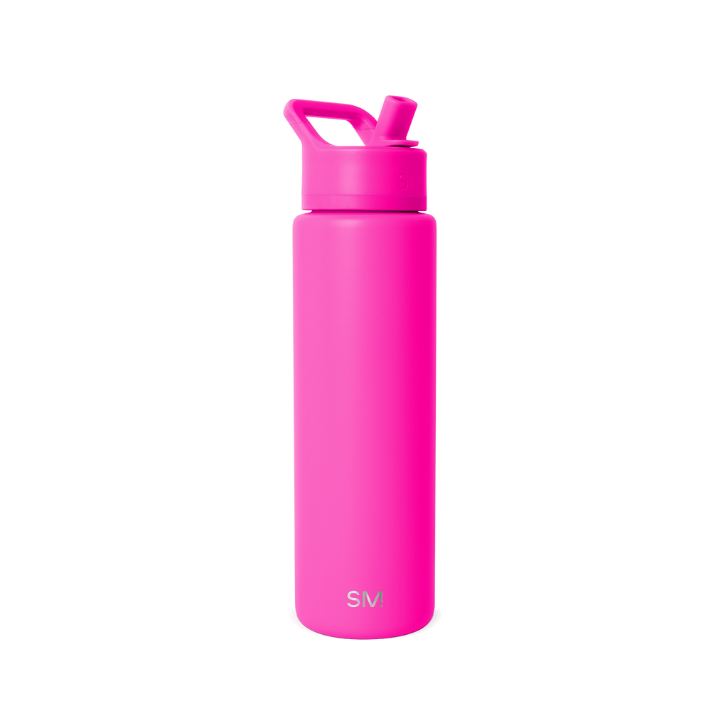 Summit Water Bottle with Straw Lid - Raspberry Vibes
