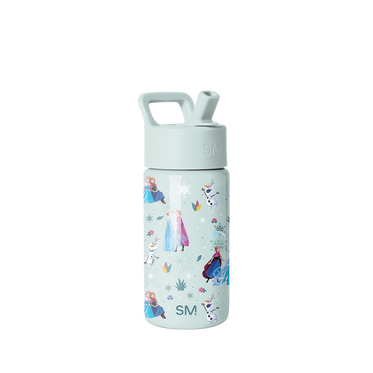 Summit Kids Water Bottle with Straw Lid - Frozen Swirls
