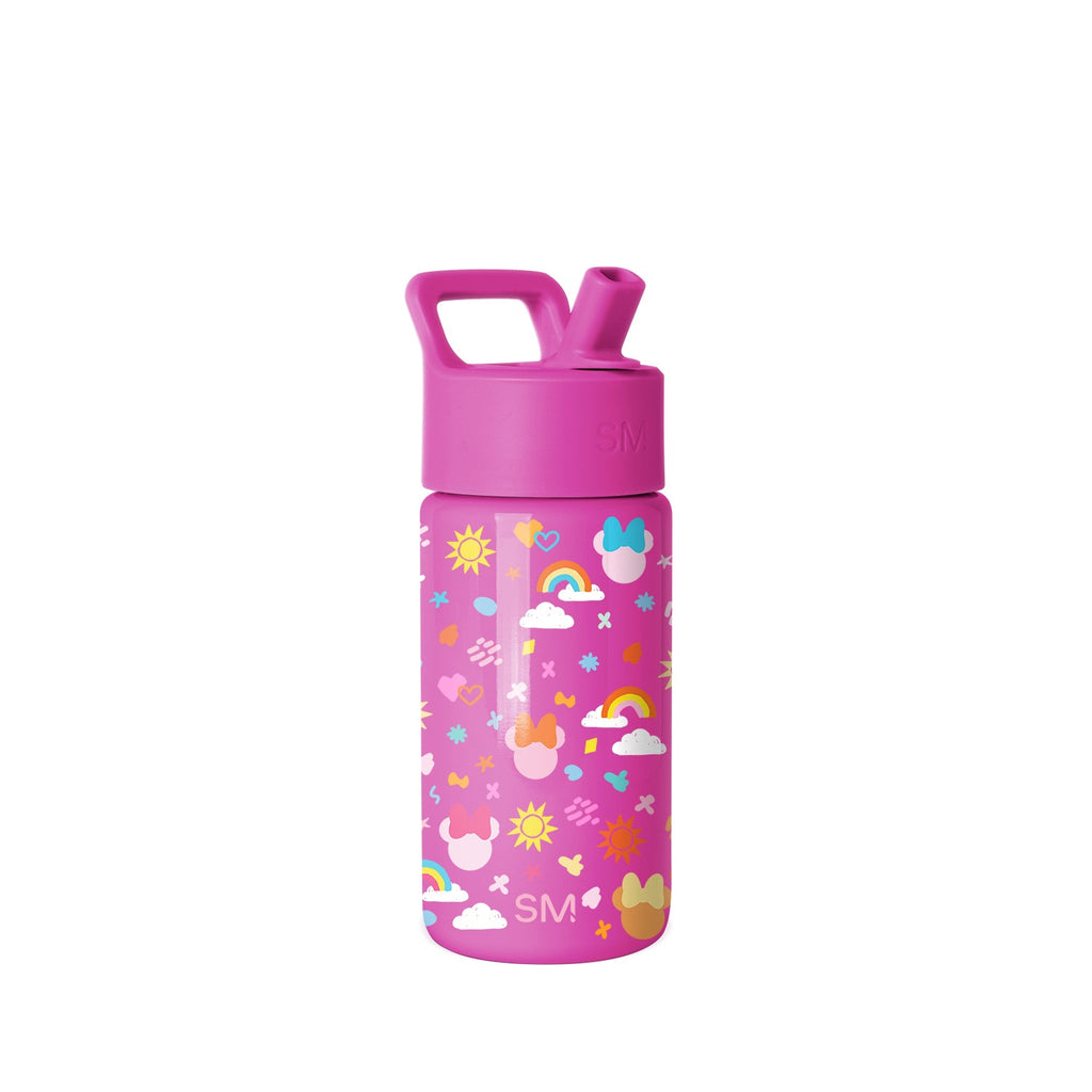 Summit Kids Water Bottle with Straw Lid - Minnie Doodle