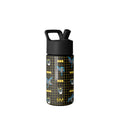 Summit Kids Water Bottle with Straw Lid - Batman Icons
