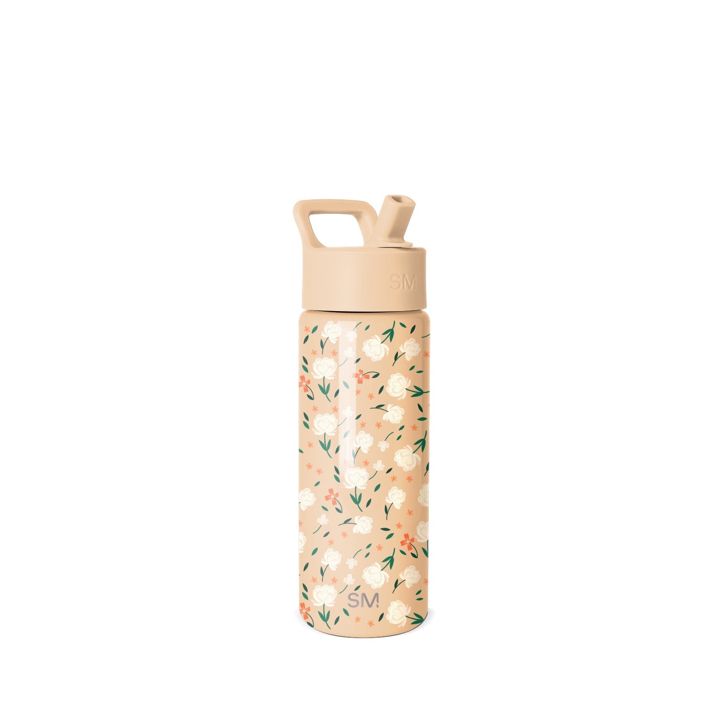 Summit Kids Water Bottle with Straw Lid - Chloe Floral