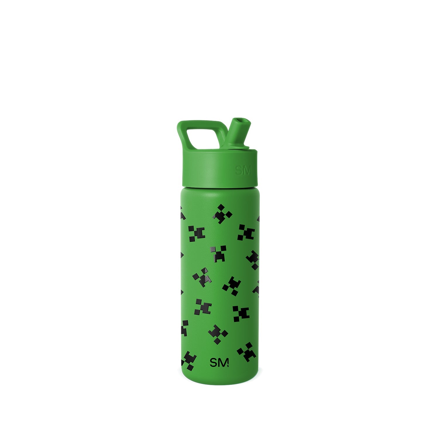 Summit Kids Water Bottle with Straw Lid - Minecraft Creeper