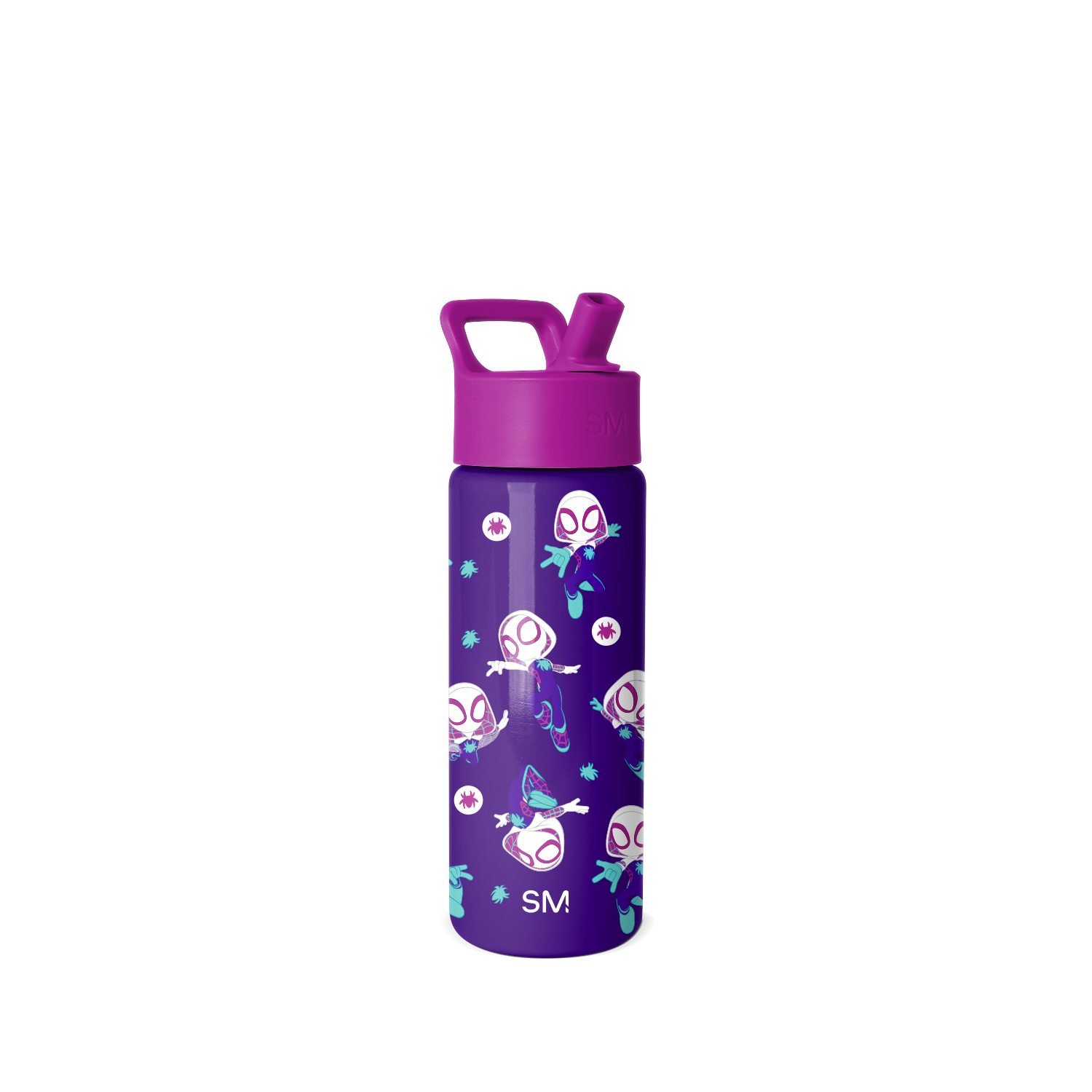 Summit Kids Water Bottle with Straw Lid - Spider Gwen