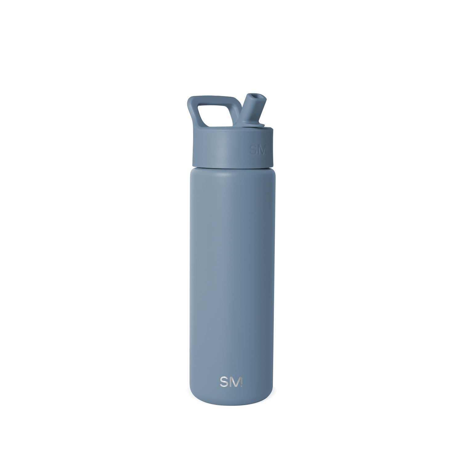 Summit Water Bottle with Straw Lid - Blue Dune