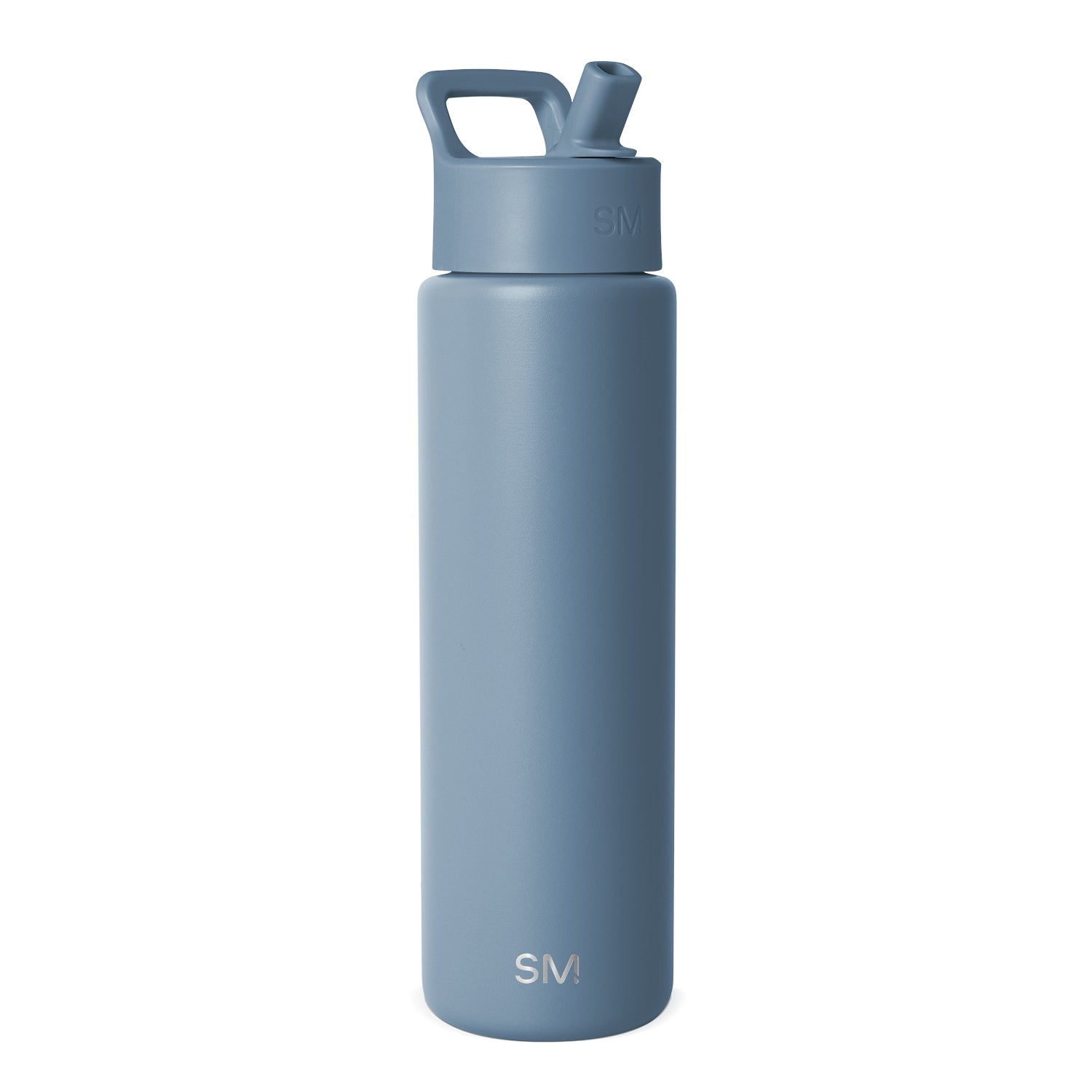 Summit Water Bottle with Straw Lid - Blue Dune