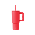 Trek Kids Tumbler with Silicone Straw Lid - Radiate Red