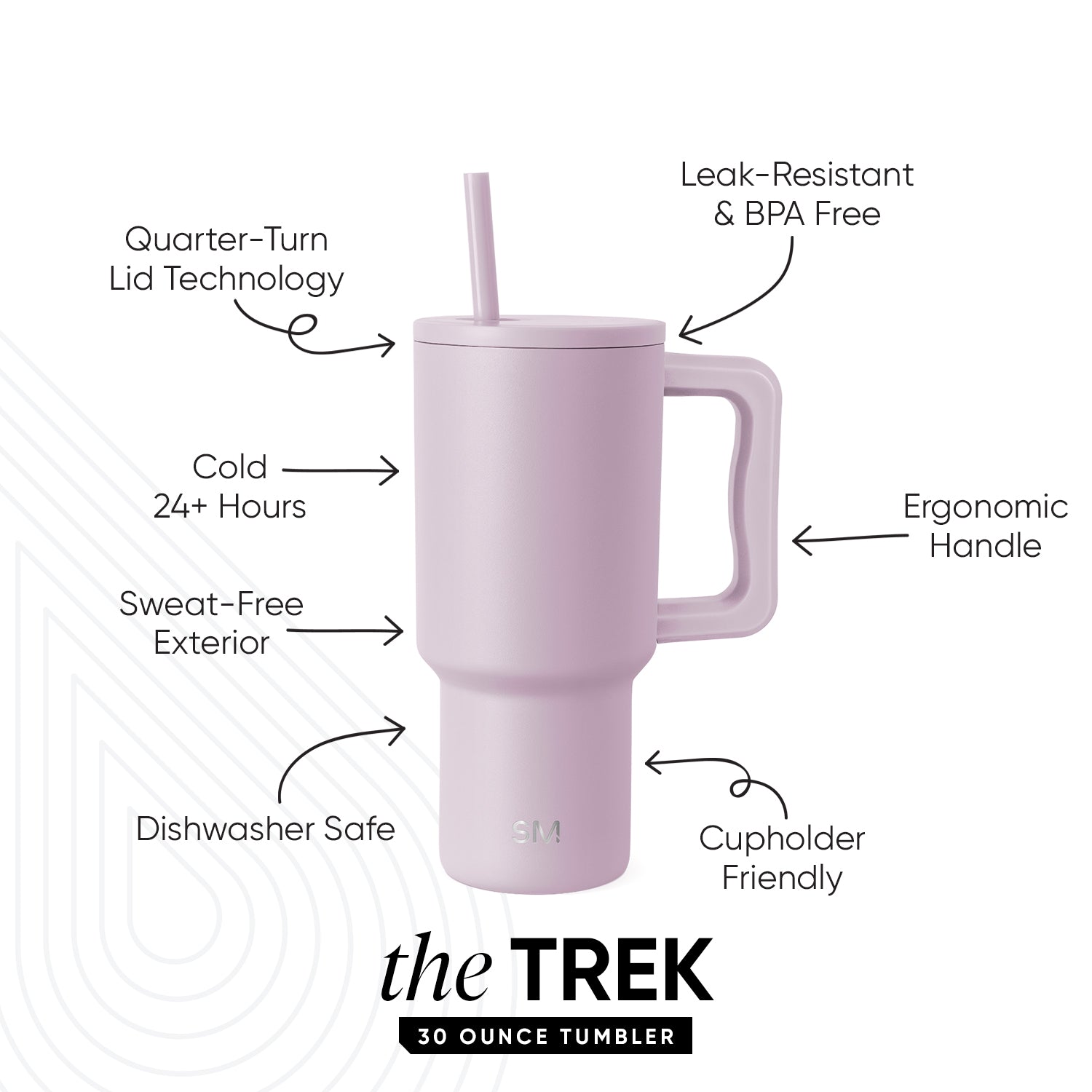 Trek Tumbler - Lavender Mist