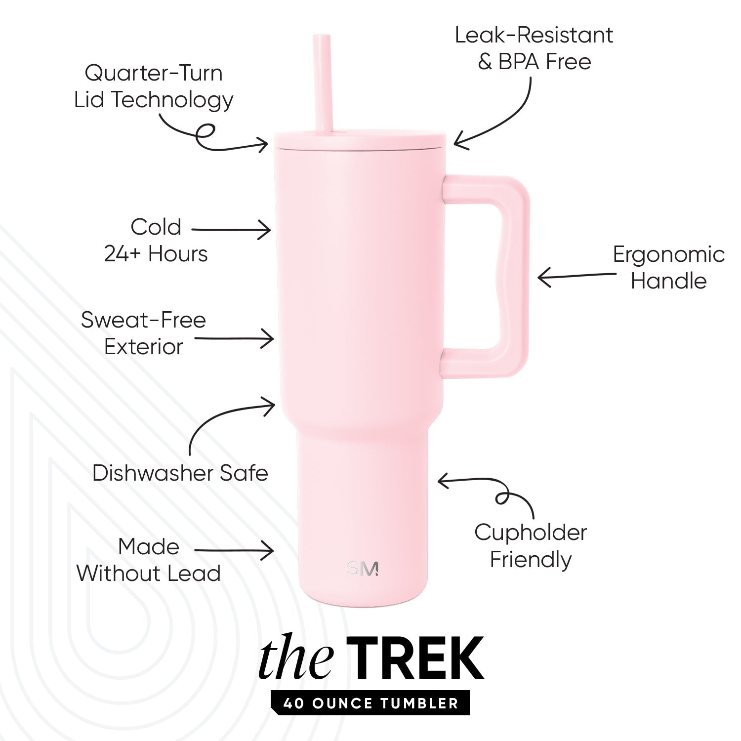 Trek Tumbler - Blush