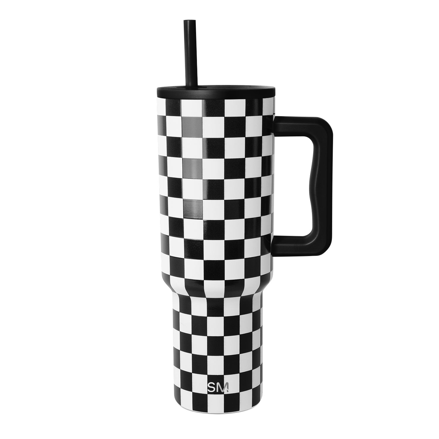 Trek Tumbler - Black and White Checkmate