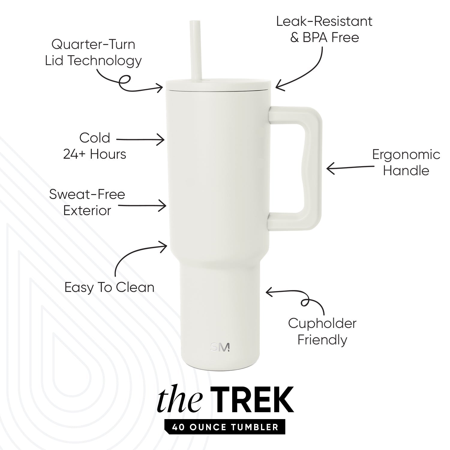 Trek Tumbler - Cream