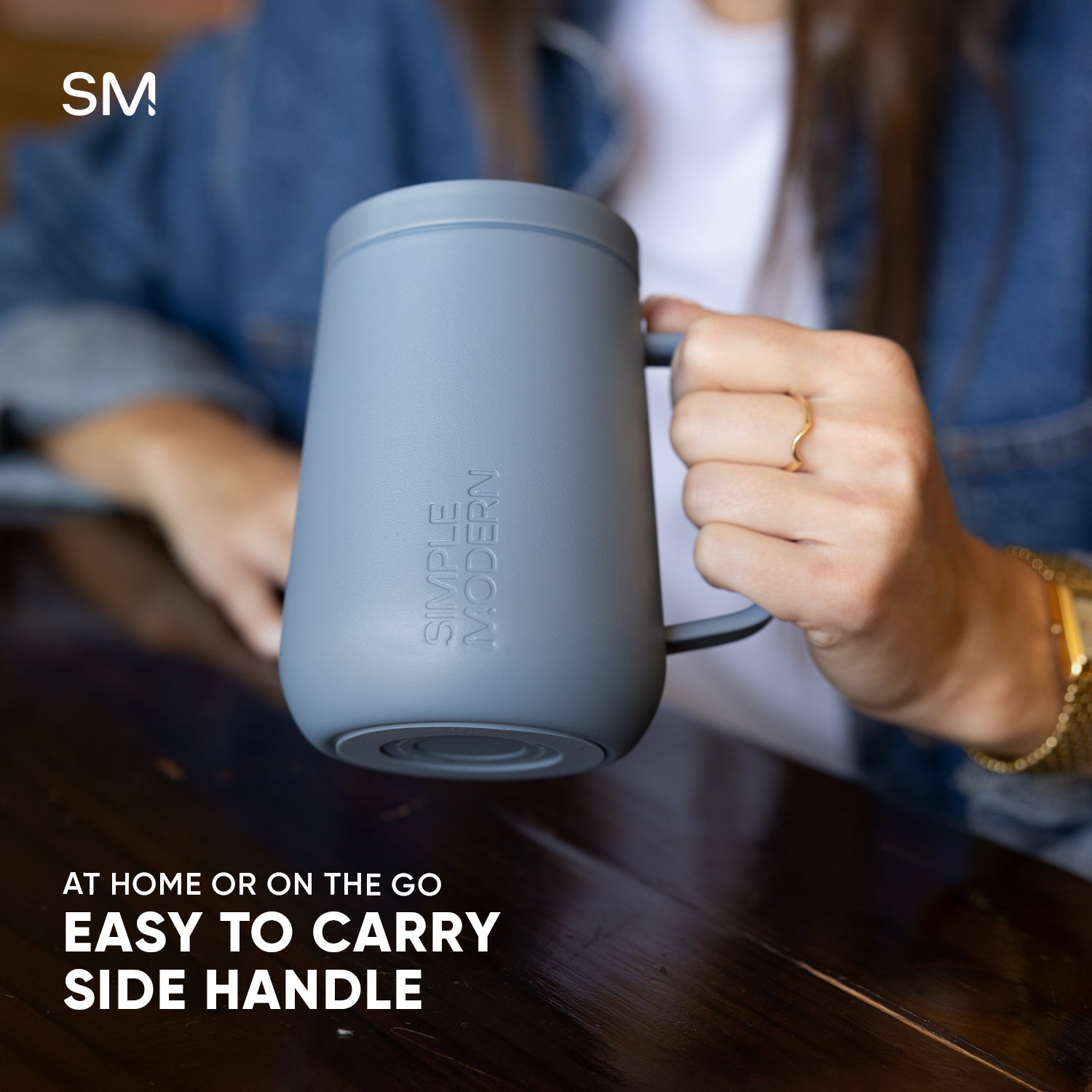 Voyager Mug with Handle - Signature - Midnight Black